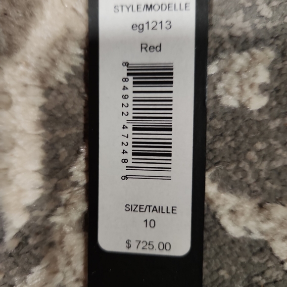 Badgley Mischka Red Evening Gown (NWT) - Picture 5 of 9